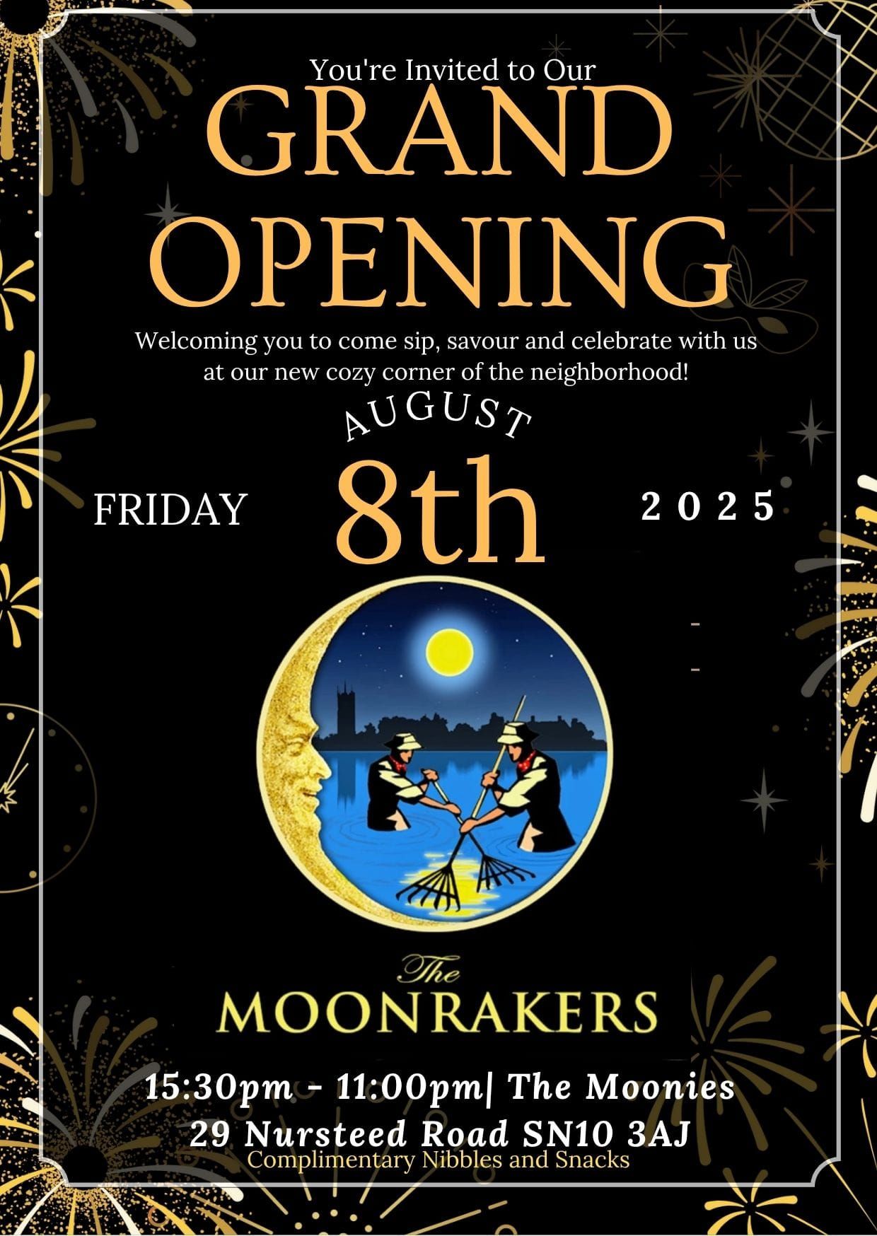 The Moonrakers Grand Opening
